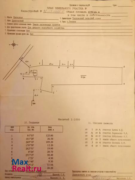 Данков село Тёплое, Лебедянский переулок, 8