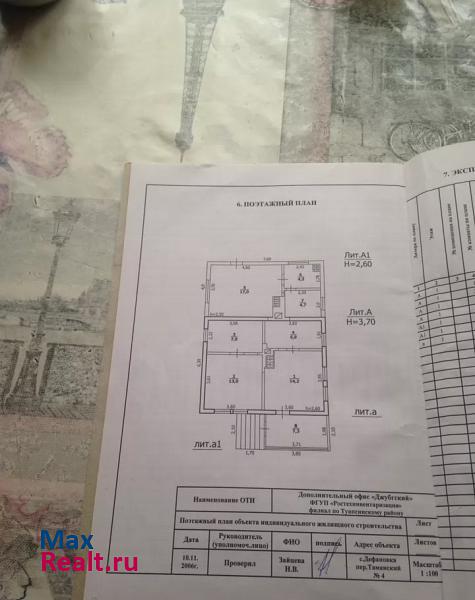 Джубга кп село Дефановка, Центральная улица продажа частного дома