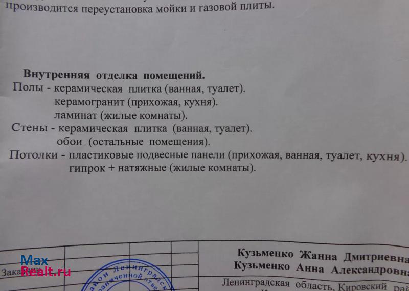 Кировск Кировское городское поселение, улица Кирова, 25 квартира купить без посредников