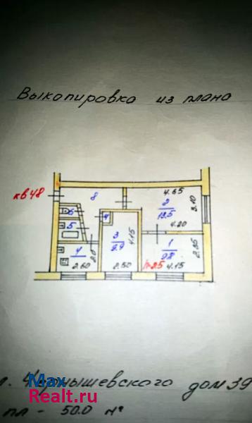 улица Чернышевского, 39 Каменка квартира