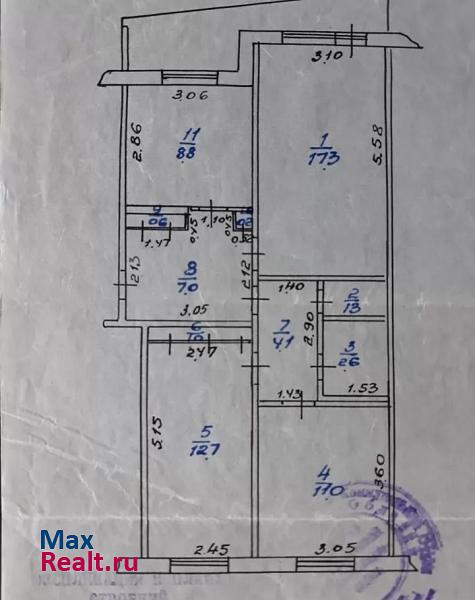 Красносулинское городское поселение, микрорайон имени 50 лет Октября, улица 50 лет Октября, 16 Красный Сулин квартира