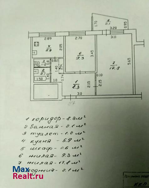 1-й микрорайон, 3 Десногорск квартира