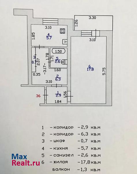 6-й микрорайон, 408 Десногорск квартира