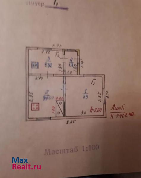 Прохладный Кабардино-Балкарская Республика, улица Фрунзе, 25 продажа частного дома