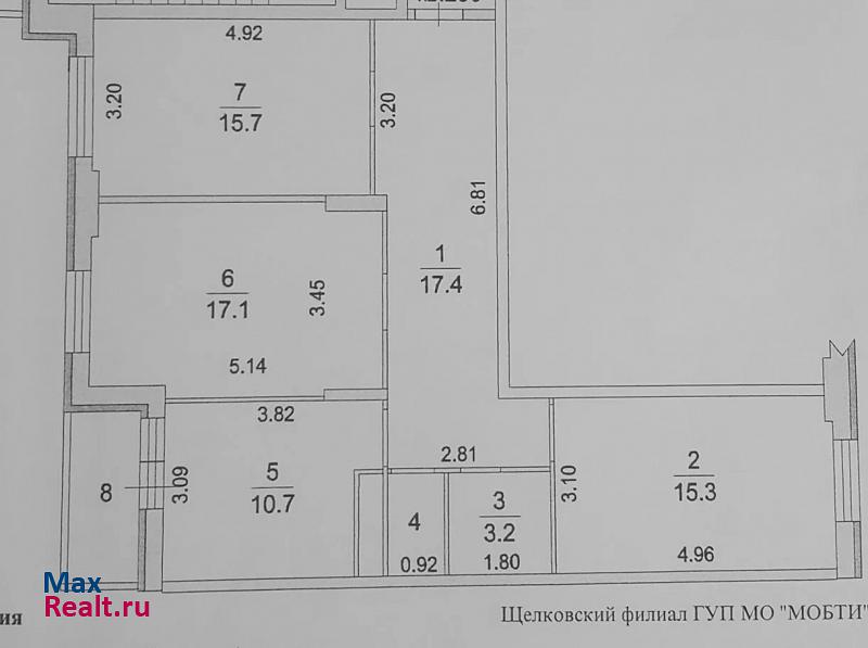 микрорайон Богородский, 6 Щёлково квартира