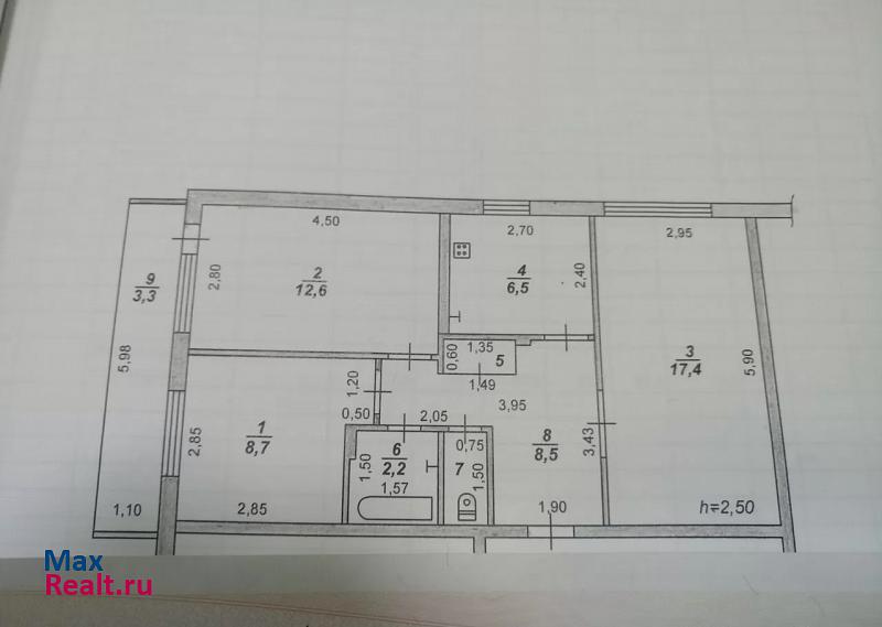 муниципальное образование город Елабуга, проспект Мира, 55 Елабуга квартира