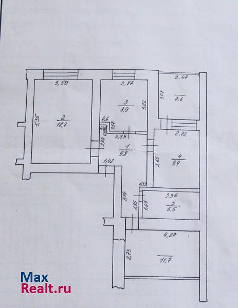 Комсомольская улица, 105 Бугуруслан квартира