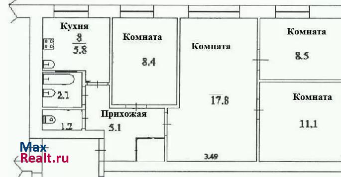 Северный мкр Канск квартира