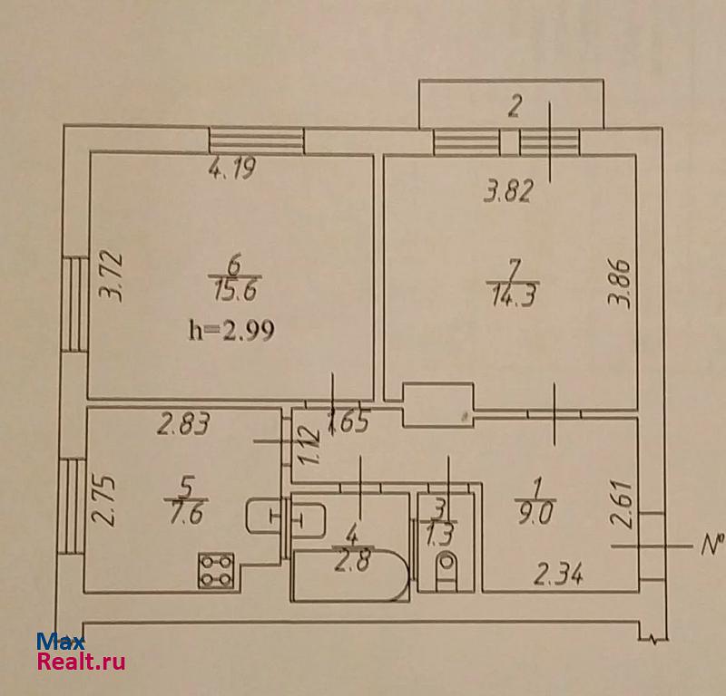 Октябрьская улица, 15 Дубна продам квартиру