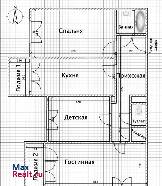 микрорайон Заполотно, улица Лермонтова, 146к3 Ессентуки квартира