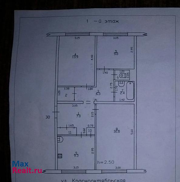 Краснооктябрьская улица, 62 Бийск квартира