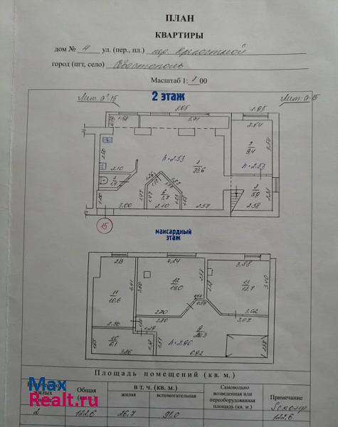 Крепостной переулок, 4 Севастополь квартира