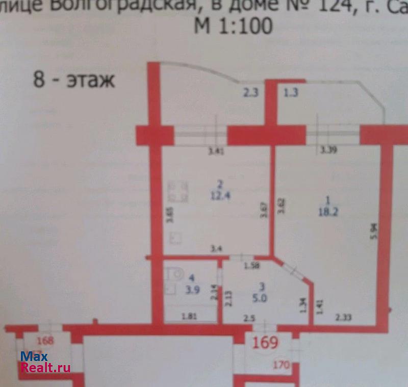 Волгоградская улица, 124 Саранск квартира