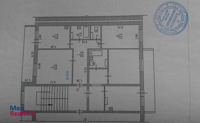 Забурхановская улица, 93/1 Благовещенск квартира