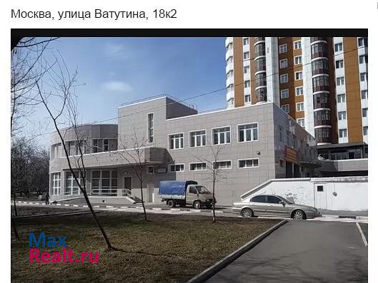 улица Ватутина, 18к2 Москва машиноместо купить