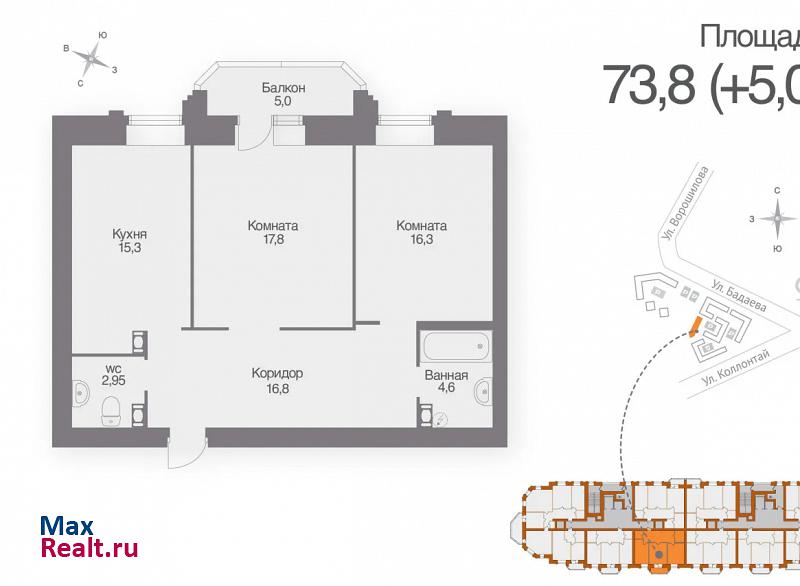 улица Бадаева, 8к3 Санкт-Петербург квартира