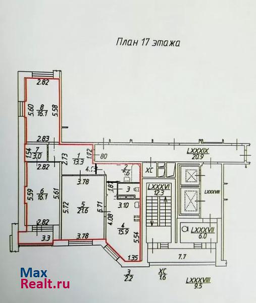 улица Ворошилова, 25к1 Санкт-Петербург квартира