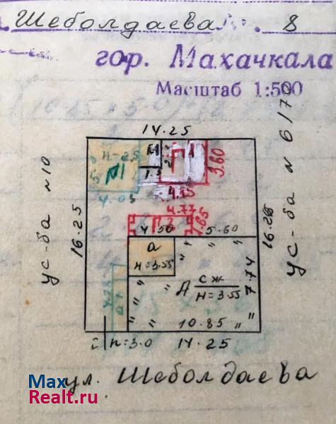 купить частный дом Махачкала улица Шеболдаева, 8