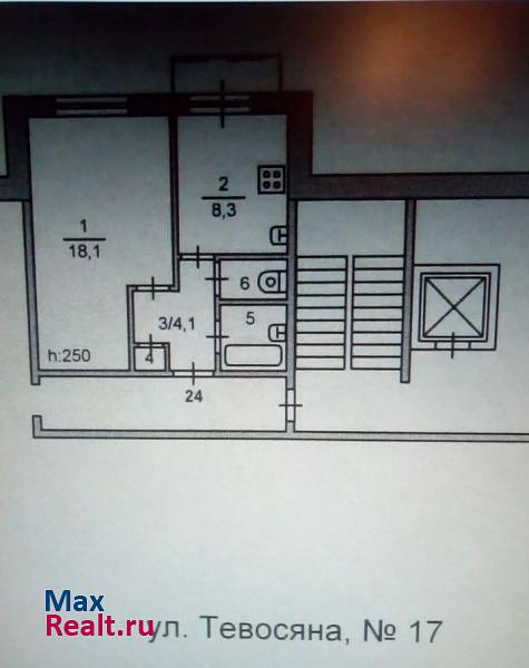улица Тевосяна, 17 Магнитогорск квартира