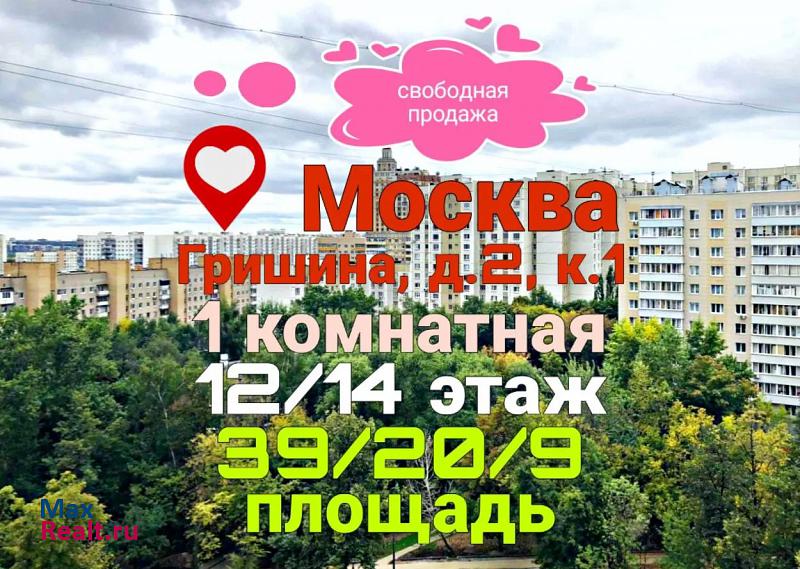 улица Гришина, 2к1 Москва квартира