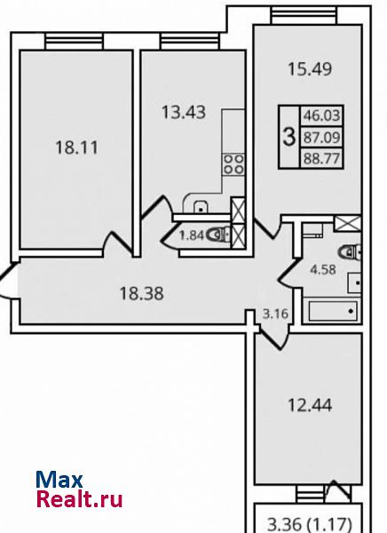 Дачный проспект, 21к1 Санкт-Петербург квартира