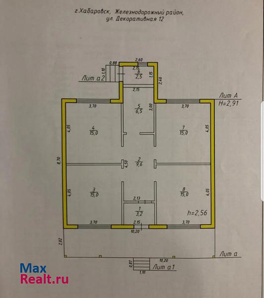 купить частный дом Хабаровск Железнодорожный район, Декоративная улица, 12