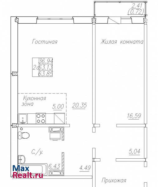 улица Владимира Высоцкого, 140/4 Новосибирск квартира