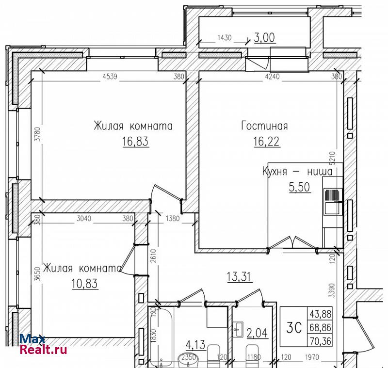 Красный проспект, 222/3 Новосибирск квартира