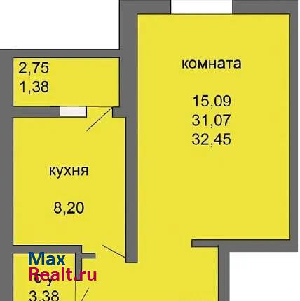 Железнодорожный район, микрорайон Боровое, улица Федора Тютчева, 95Е Воронеж квартира