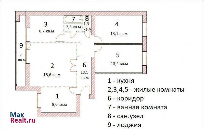 Староникитская улица, 105 Тула квартира