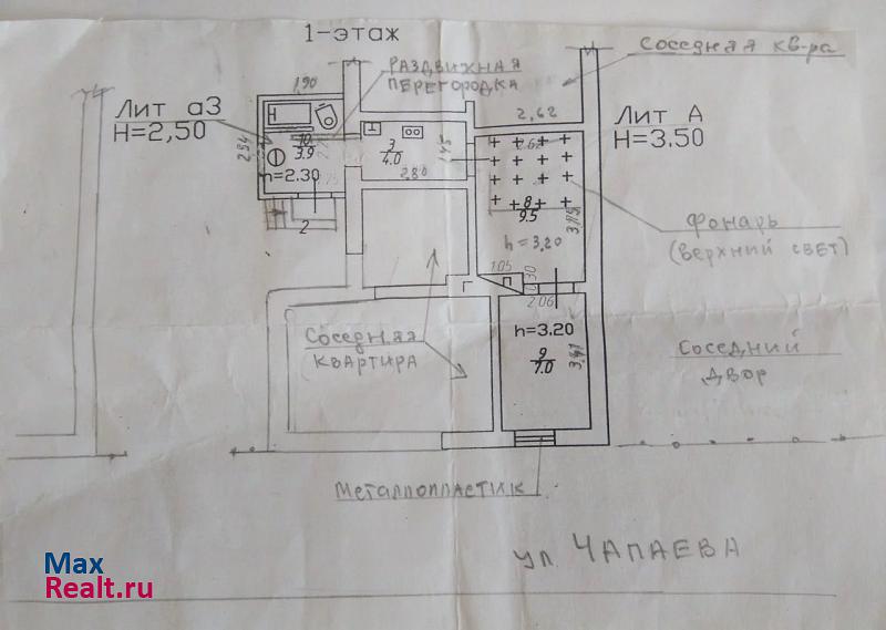 купить частный дом Краснодар микрорайон Центральный, улица Чапаева, 5