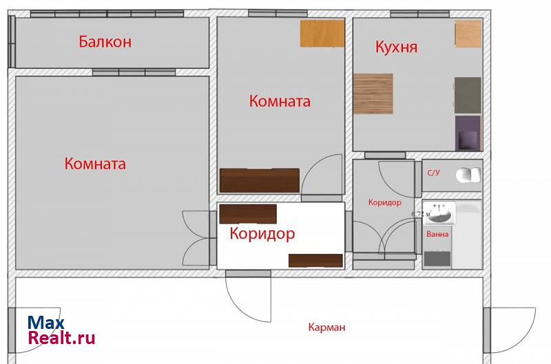 Каслинская улица, 17Б Челябинск квартира