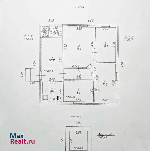 купить частный дом Краснодар микрорайон Хлопчато-бумажный Комбинат, улица Глинки, 10