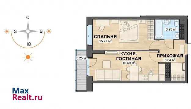 посёлок Совхозный, муниципальное образование Город Екатеринбург, Разливная улица, 50/2 Екатеринбург квартира