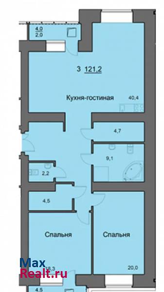 улица Авиаторов, 21 Красноярск квартира