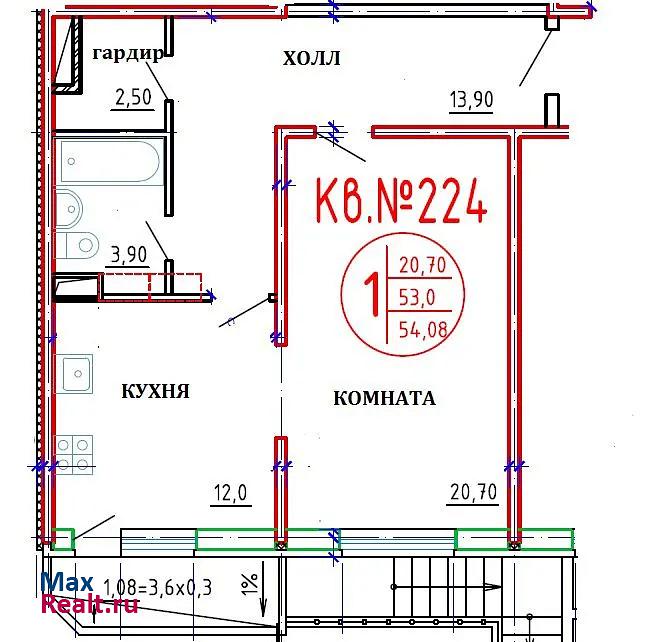 Домбайская улица, 12 Краснодар квартира