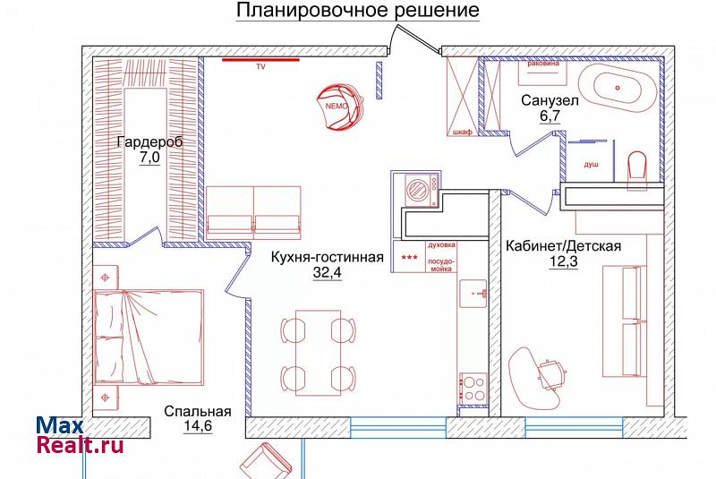 село Ромашково, Рублёвский проезд, 40к4 Одинцово купить квартиру