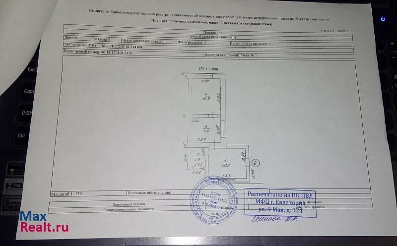 Саки село Охотниково, Советская улица продажа частного дома