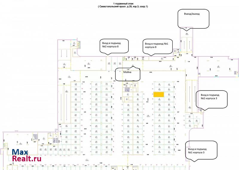 Севастопольский пр-кт, 28к3 Москва купить парковку