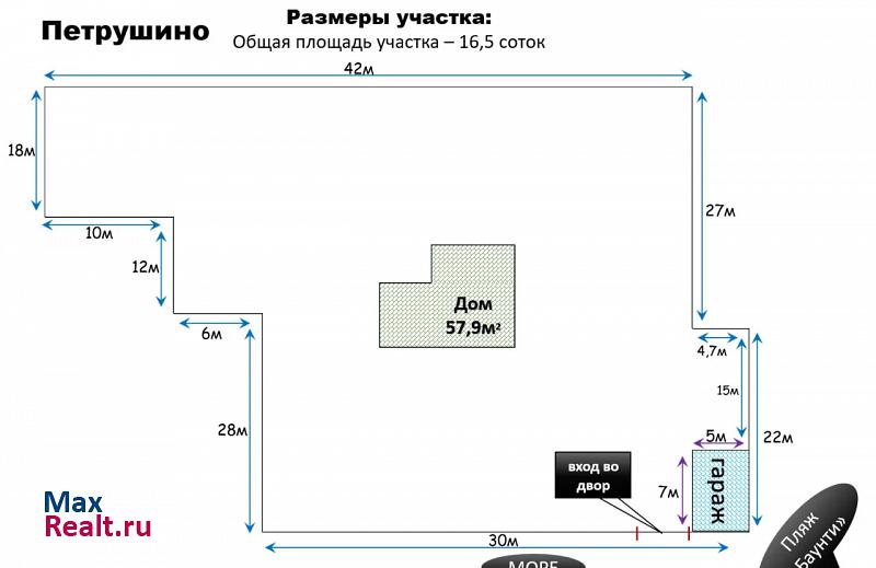 Таганрог село Петрушино, 1-й переулок, 4