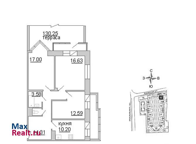 Киевская улица, 3 Санкт-Петербург продам квартиру