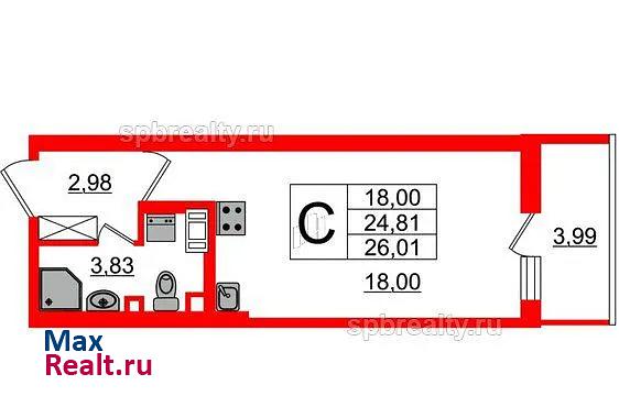 проспект Ветеранов, 175к4 Санкт-Петербург квартира