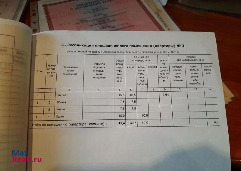 посёлок городского типа Знаменка, улица Геологов, 2 Знаменка квартира