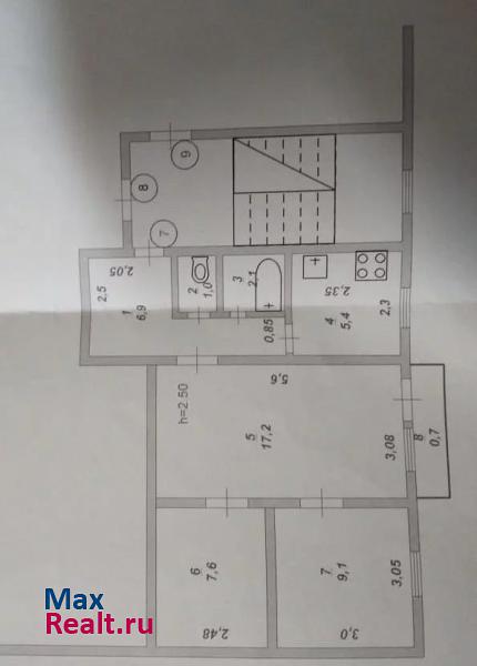 рабочий посёлок Комсомольский, 1-й микрорайон, 42 Комсомольский квартира