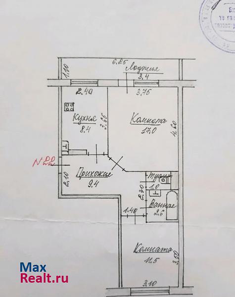 Максатихинский район, поселок городского типа Максатиха, улица имени Смирнова, 12 Максатиха квартира