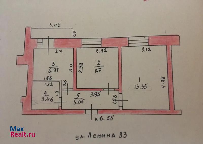 город Асино, улица Ленина, 33 Асино квартира