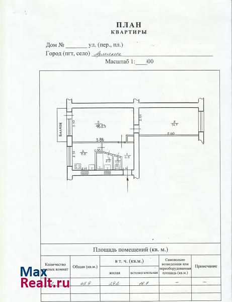 Симферопольская улица, 1 Армянск квартира