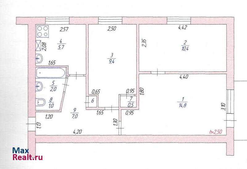 Кабардино-Балкарская Республика, улица Ленина, 135 Прохладный квартира