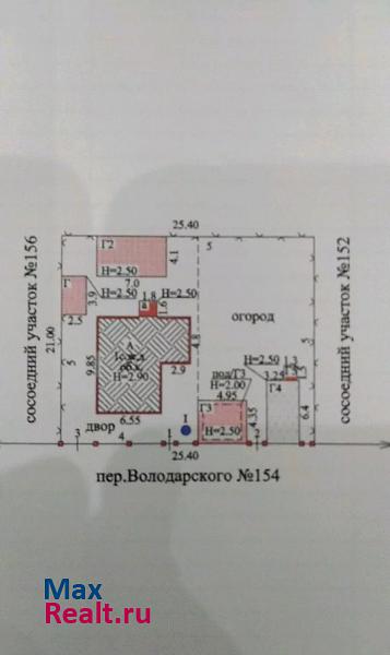 Кущевская станица Кущёвская, переулок Володарского, 154 дом