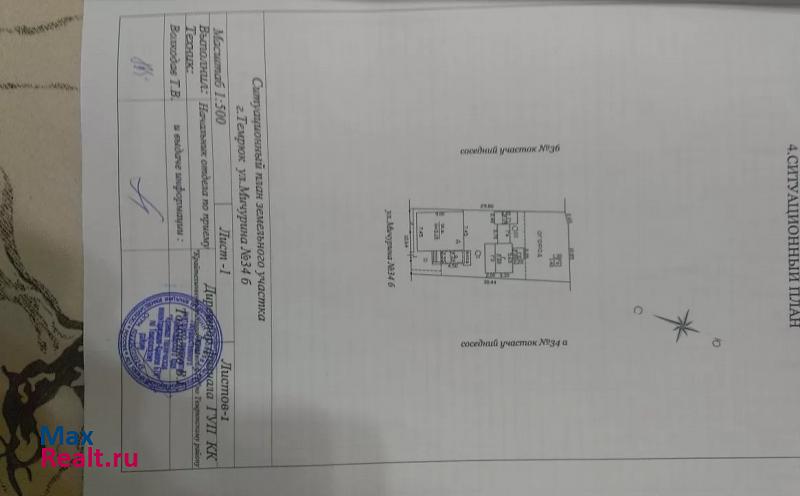 Темрюк Мичурина ул, 34кБ частные дома